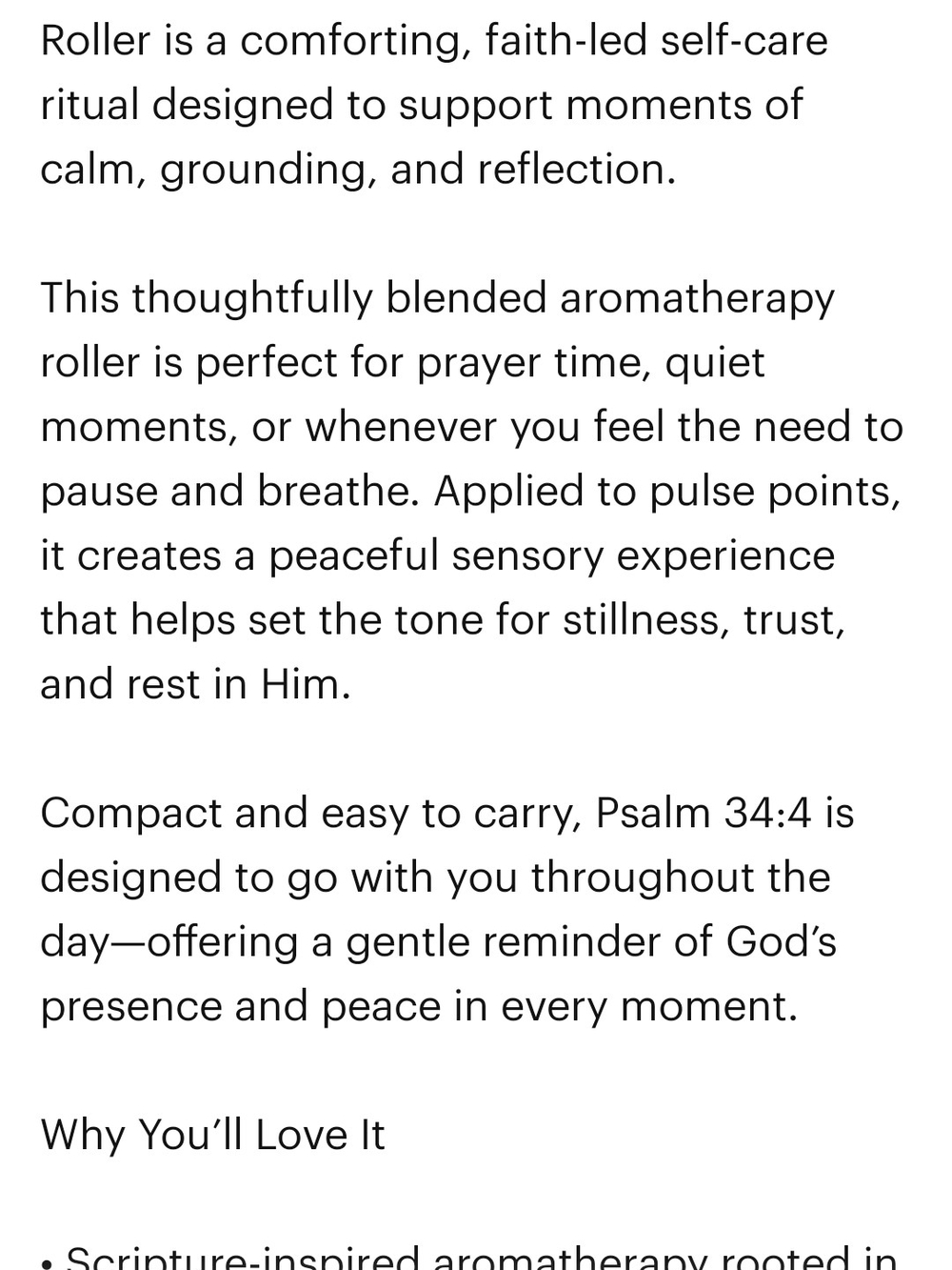 New Dani & Dior - Psalm 34:4 Calming Aromatherapy Roller, 1 Oz. - Picture 4 of 9
